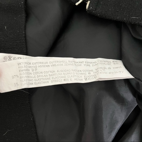 FRENCH BULLDOG sz S SUKAJAN Jacket Souvenir Black White Long Sleeve Zipper - Picture 6 of 7